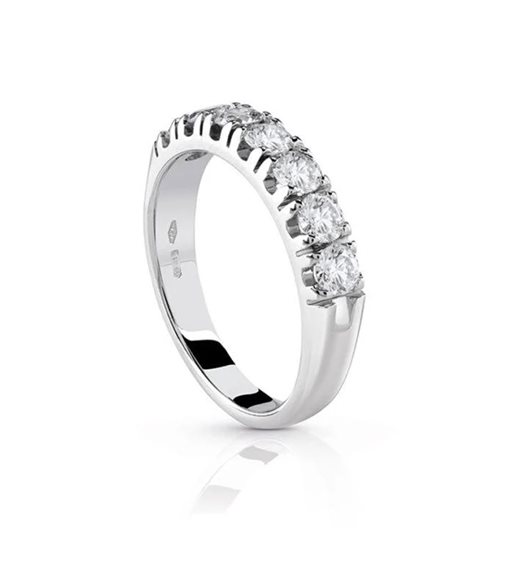 Anneau Promesse Femme in Or blanc Diamante 0.49 Ct FTPAL749 - FTPAL749